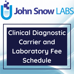 Clinical Diagnostic Carrier and Laboratory Fee Schedule