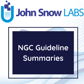 NGC Guideline Summaries