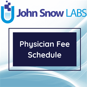 Physician Fee Schedule